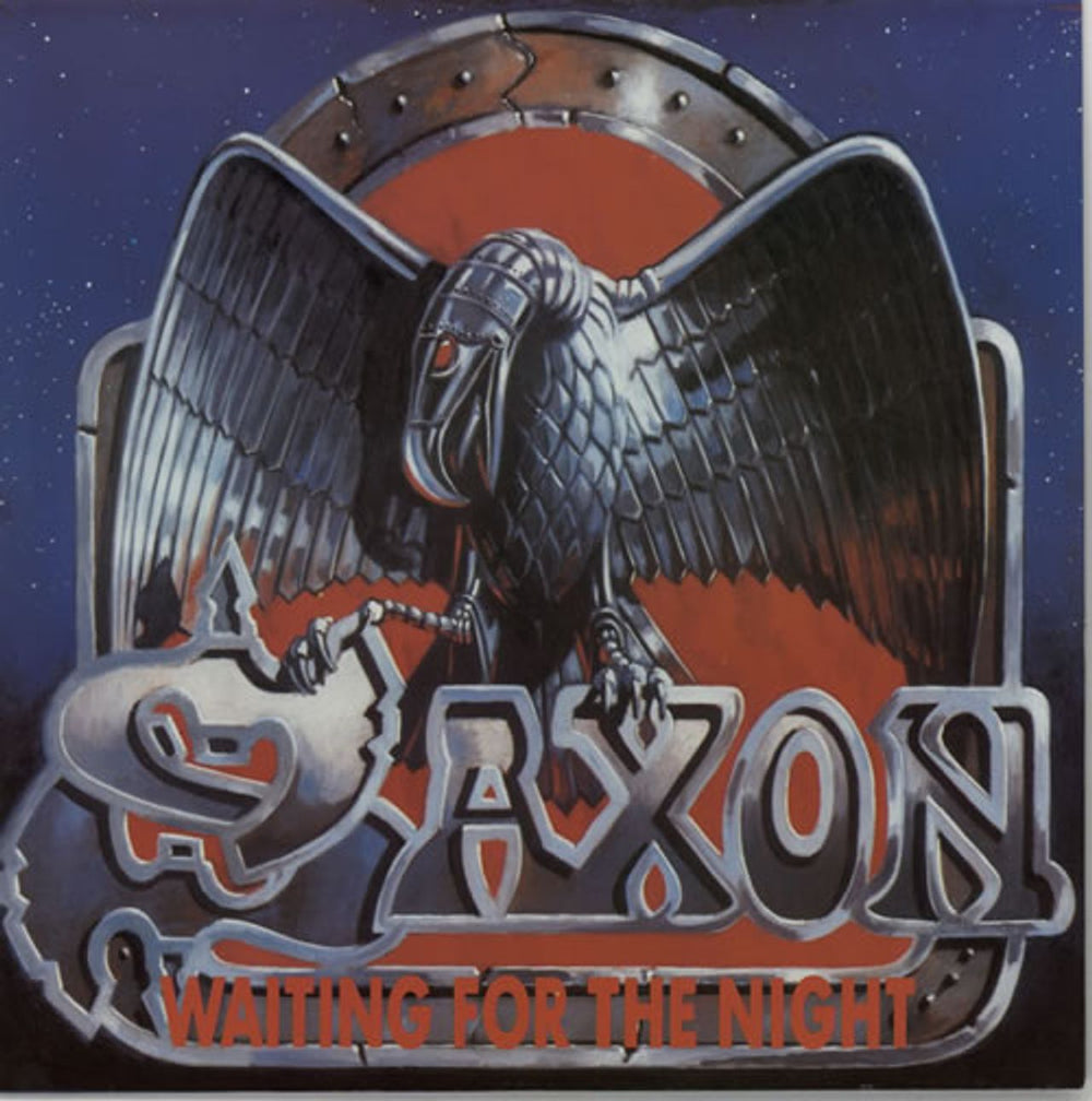 Saxon Waiting For The Night UK 12" vinyl single (12 inch record / Maxi-single) 12EMI5575