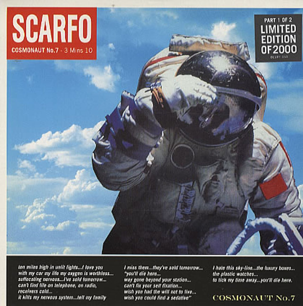 Scarfo Cosmonaut No 7 - Doublepack UK 7" vinyl single (7 inch record / 45) BLUFF053/X