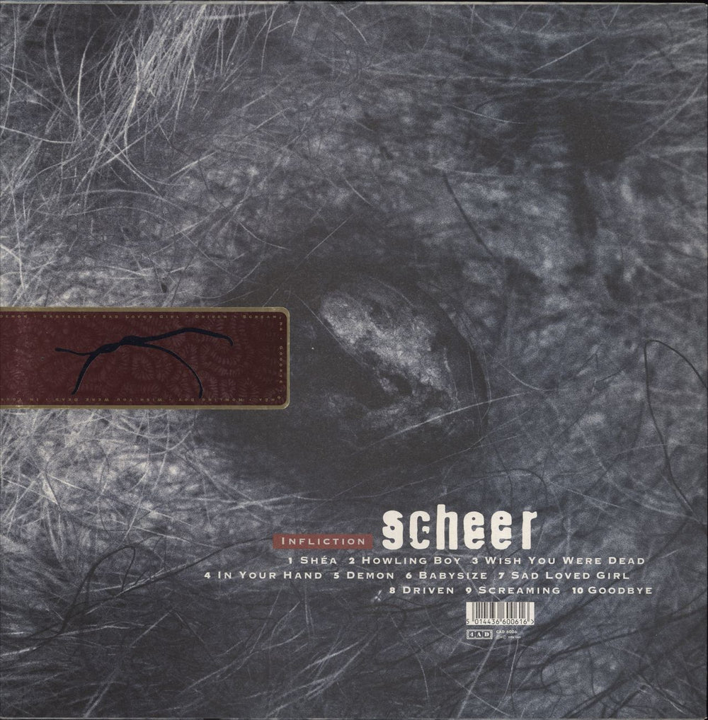 Scheer Infliction UK vinyl LP album (LP record) 5014436600616