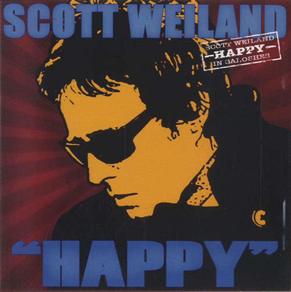 Scott Weiland Happy In Galoshes US Promo CD-R acetate CDR ACETATE