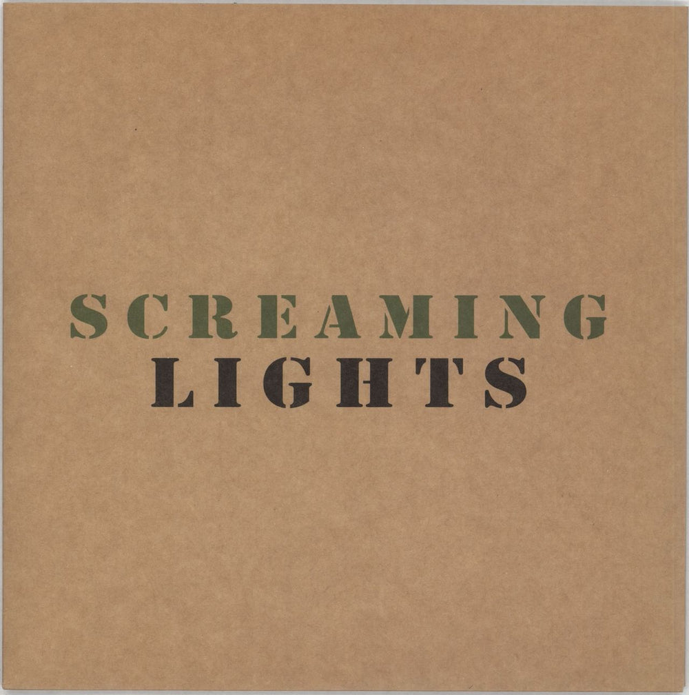 Screaming Lights GMN UK Promo 7" vinyl single (7 inch record / 45) 1441-7