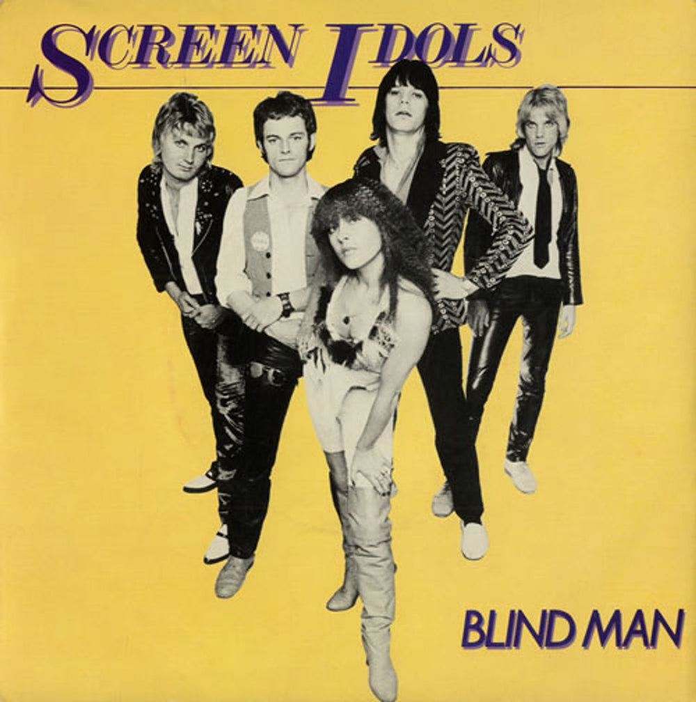 Screen Idols Blind Man UK Promo 7" vinyl single (7 inch record / 45) COB2