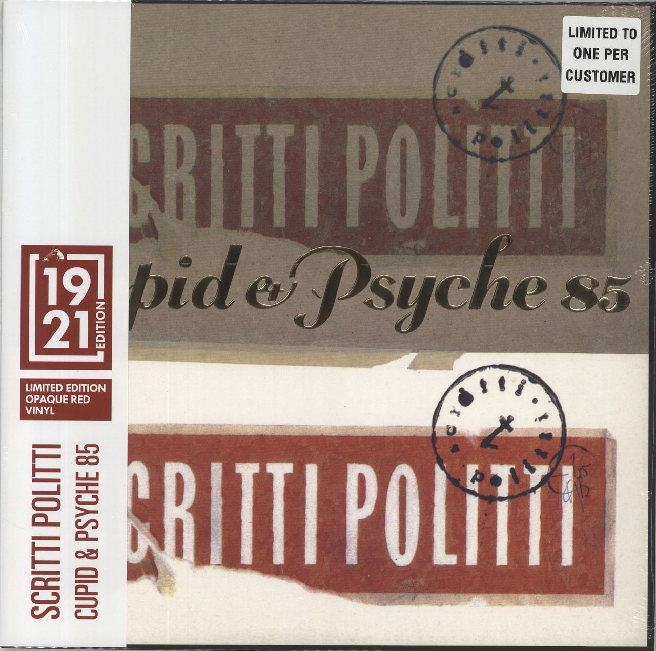 Scritti Politti Cupid & Psyche 85: HMV 1921 - Red Vinyl