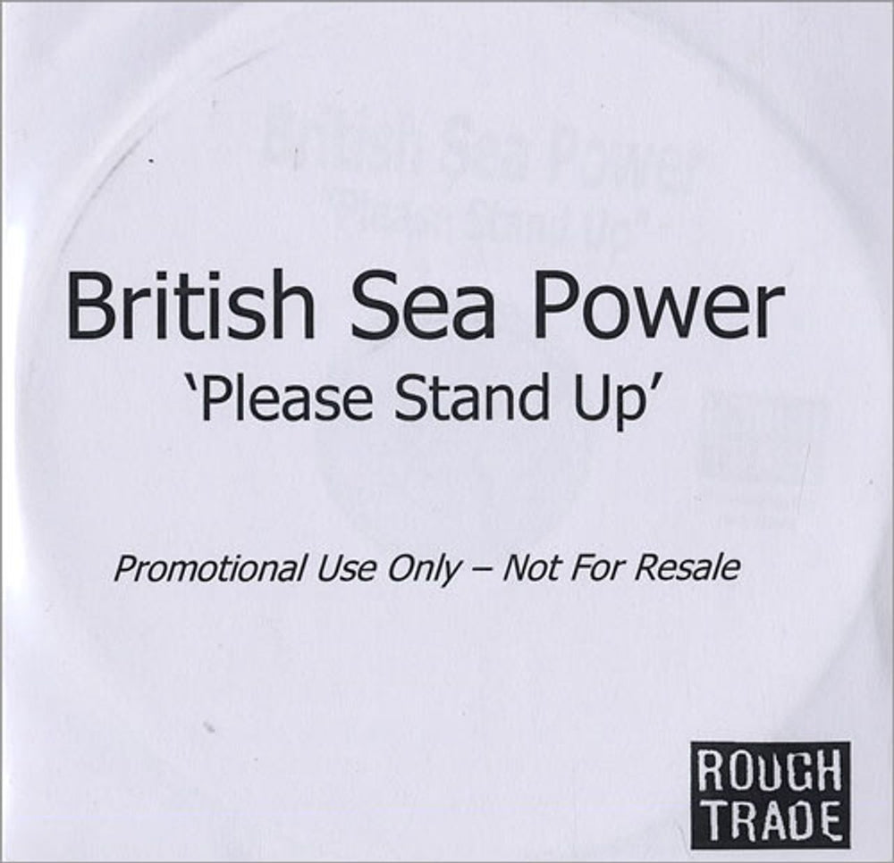 Sea Power Please Stand Up - Title sleeve UK Promo CD-R acetate CD-R ACETATE