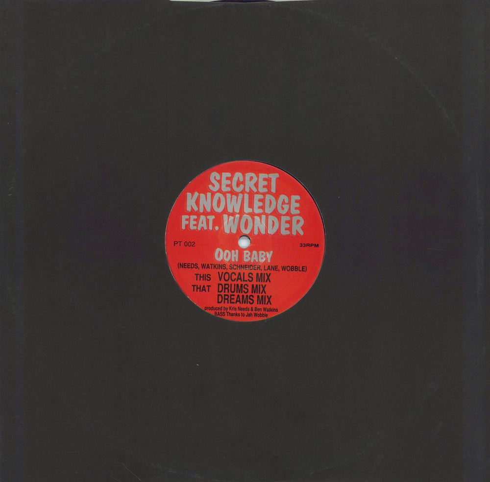 Secret Knowledge Ooh Baby UK 12" vinyl single (12 inch record / Maxi-single)