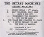 Secret Machines Secret Machines US Promo CD-R acetate CDR ACETATE