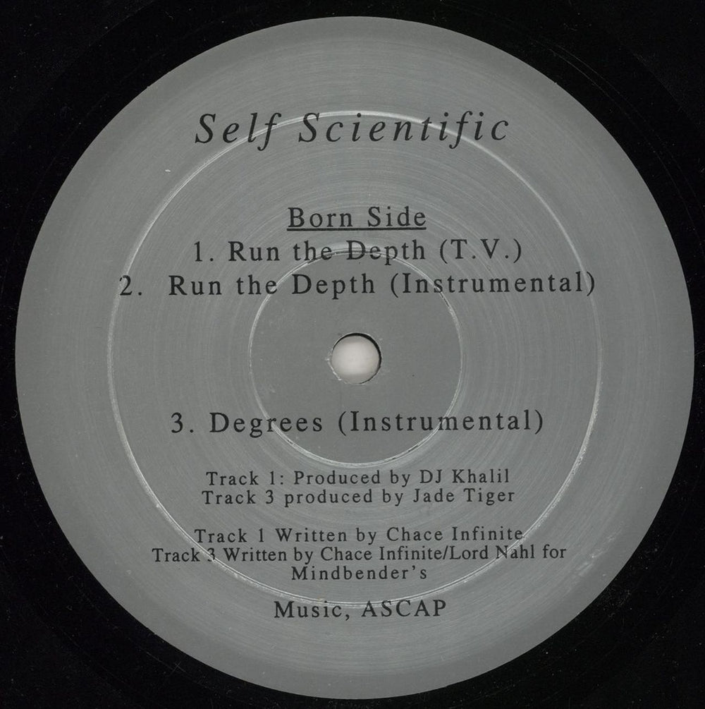 Self Scientific Run The Depth / Degrees US 12" vinyl single (12 inch record / Maxi-single) 2EY12RU757673