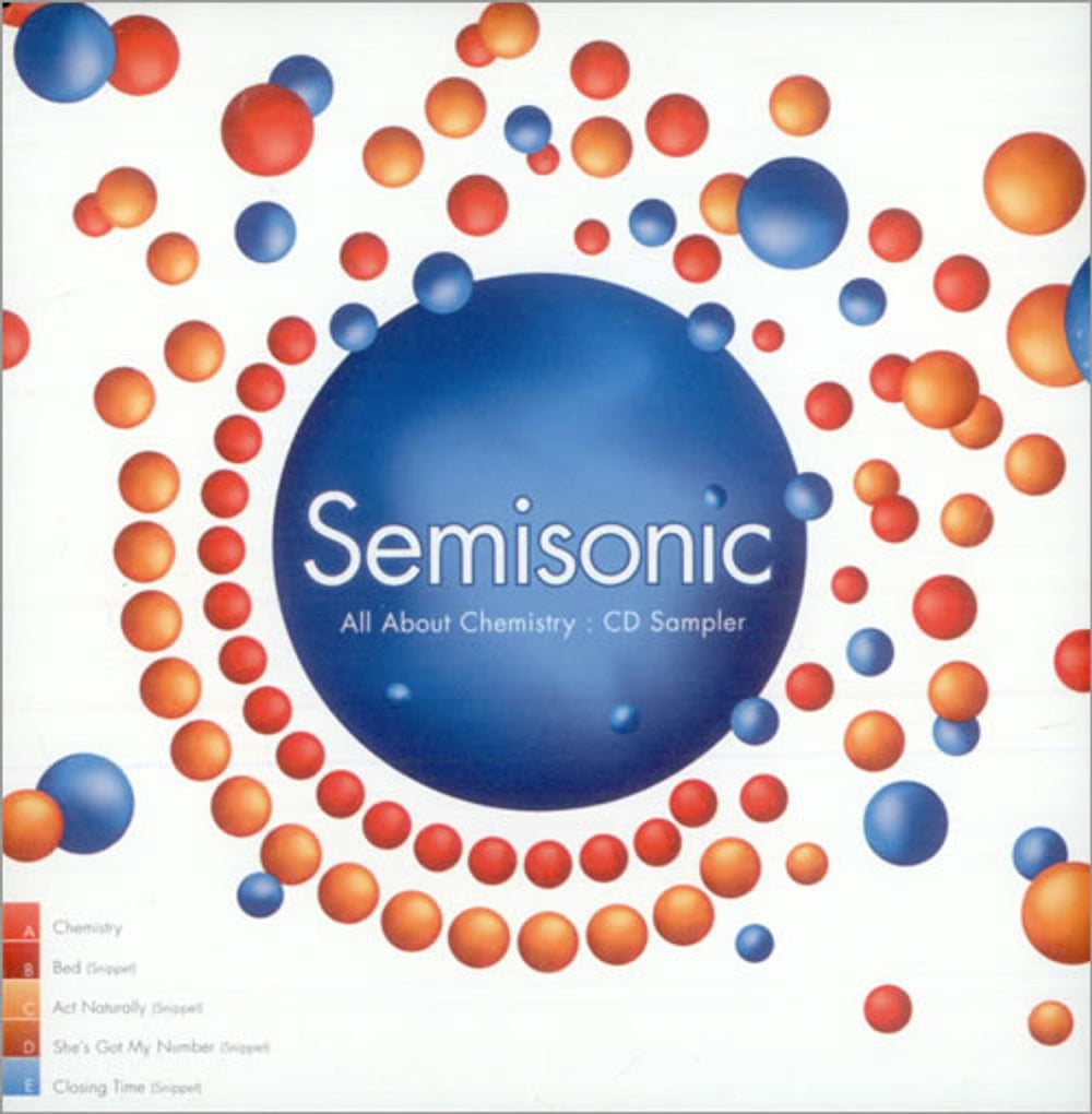 Semisonic All About Chemistry: CD Sampler UK Promo CD album (CDLP) MCAR253502