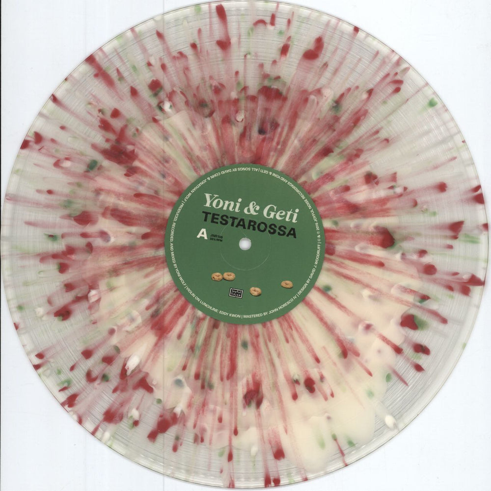 Serengeti Testarossa - Multi-Colour Splattered Vinyl + Numbered Sleeve US vinyl LP album (LP record) 4JTLPTE784165