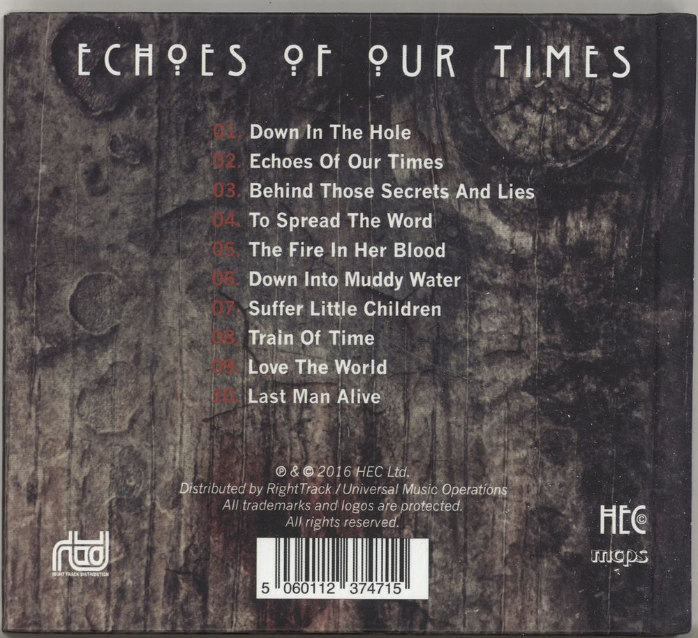 Shakin' Stevens Echoes Of Our Times UK CD album (CDLP) STVCDEC696274