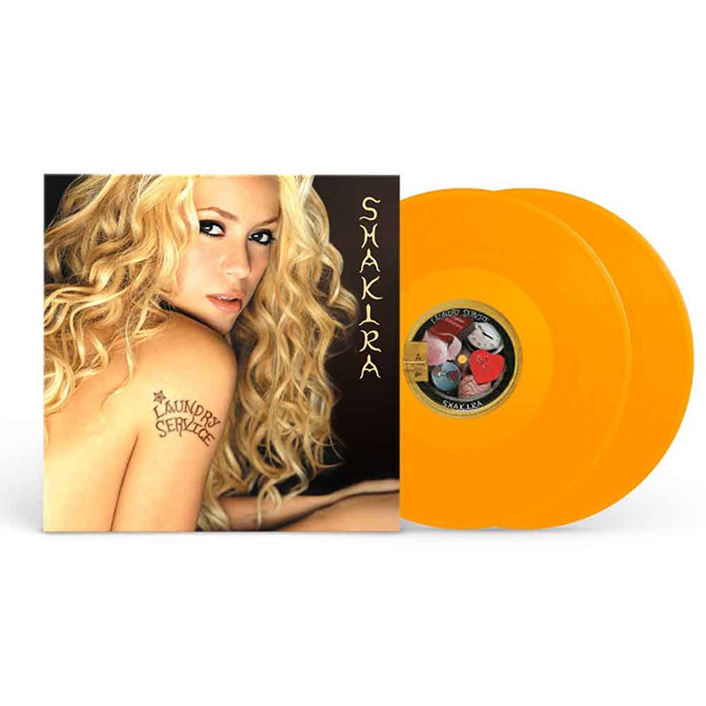 Shakira Laundry Service - Opaque Yellow Vinyl - Sealed UK 2-LP vinyl record set (Double LP Album) 19439905161