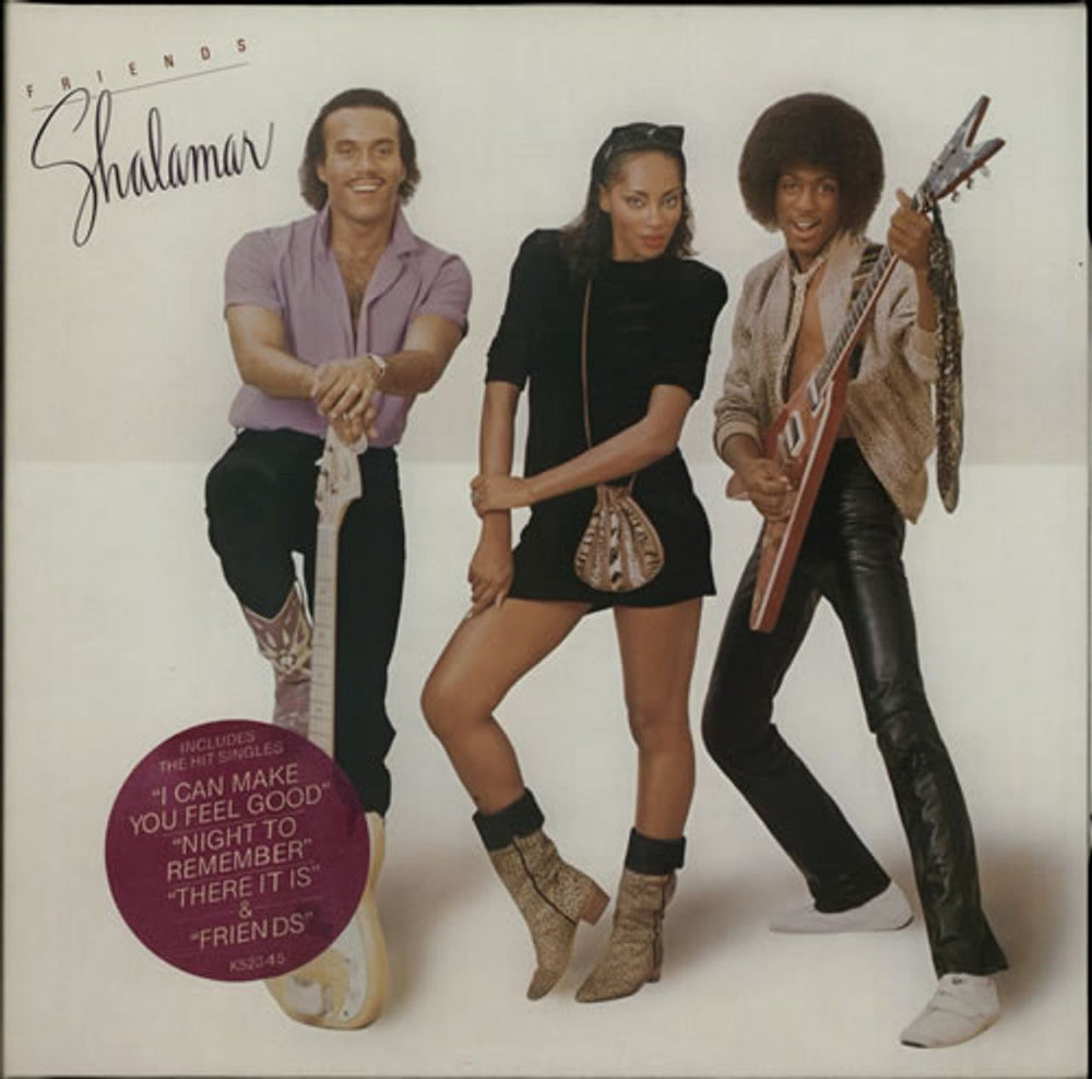 Shalamar Friends - Stickered sleeve German vinyl LP album (LP record) SOLK52345