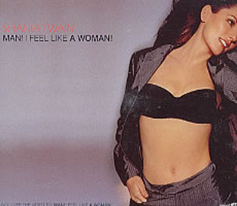 Shania Twain Man! I Feel Like A Woman! UK CD single (CD5 / 5") 562325-2