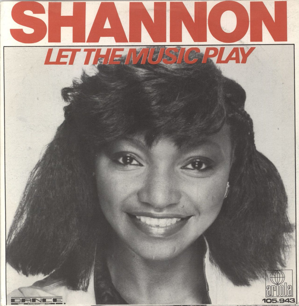 Shannon (80s) Let The Music Play Dutch 7" vinyl single (7 inch record / 45) 105.943