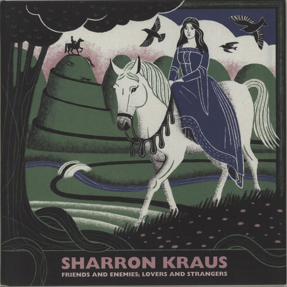 Sharron Kraus Friends And Enemies; Lovers And Strangers + Booklet & Download UK vinyl LP album (LP record) PIPE011