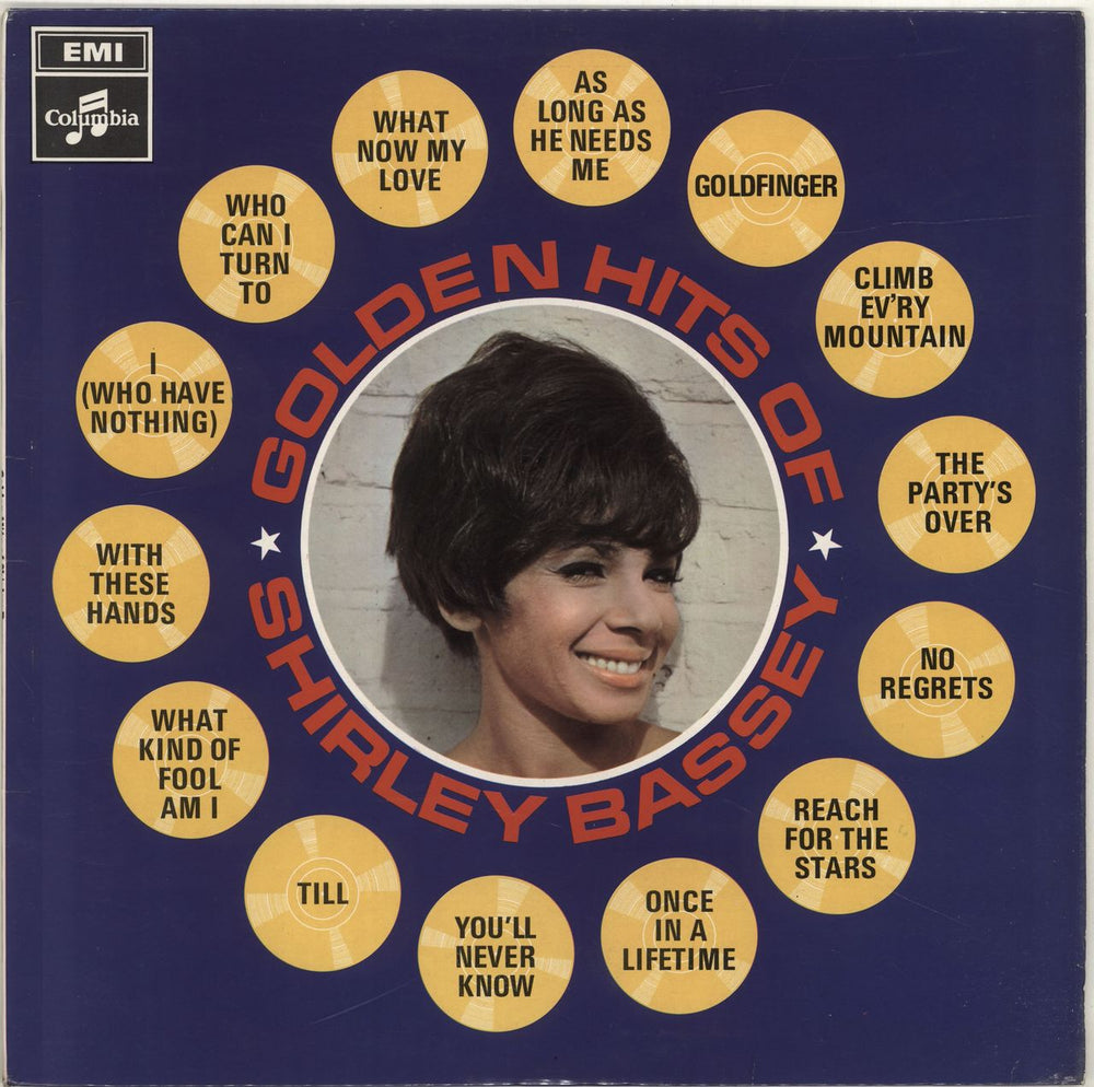 Shirley Bassey Golden Hits Of - 1st UK vinyl LP album (LP record) SCX6294