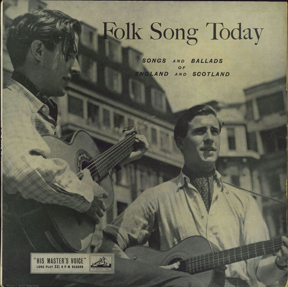 Shirley Collins Folk Song Today UK 10" vinyl single (10 inch record) DLP1143