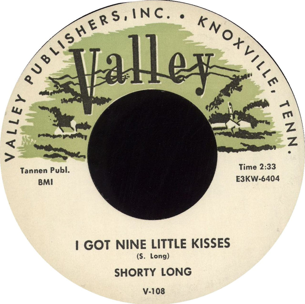 Shorty Long I Got Nine Little Kisses US 7" vinyl single (7 inch record / 45) V108