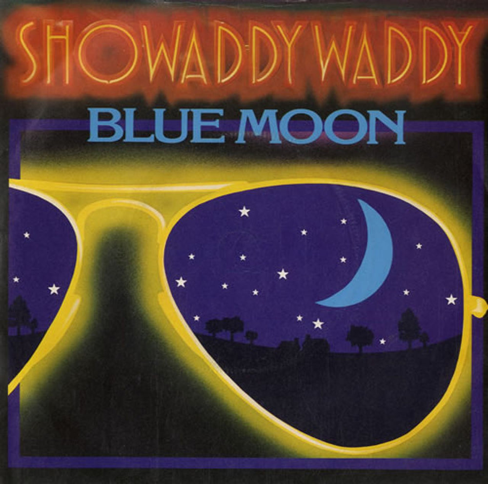 Showaddywaddy Blue Moon UK 7" vinyl single (7 inch record / 45) ARIST379