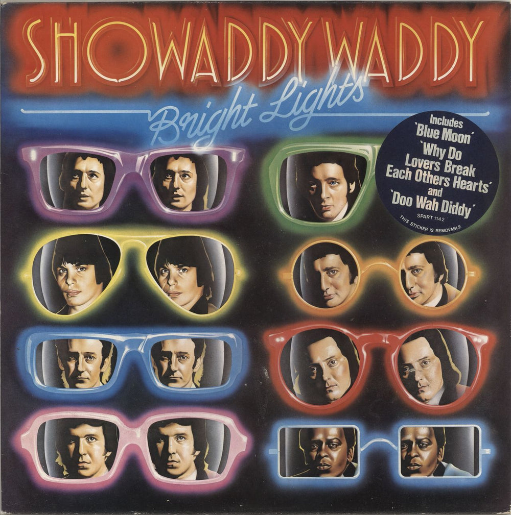 Showaddywaddy Bright Lights UK vinyl LP album (LP record) SPART1142