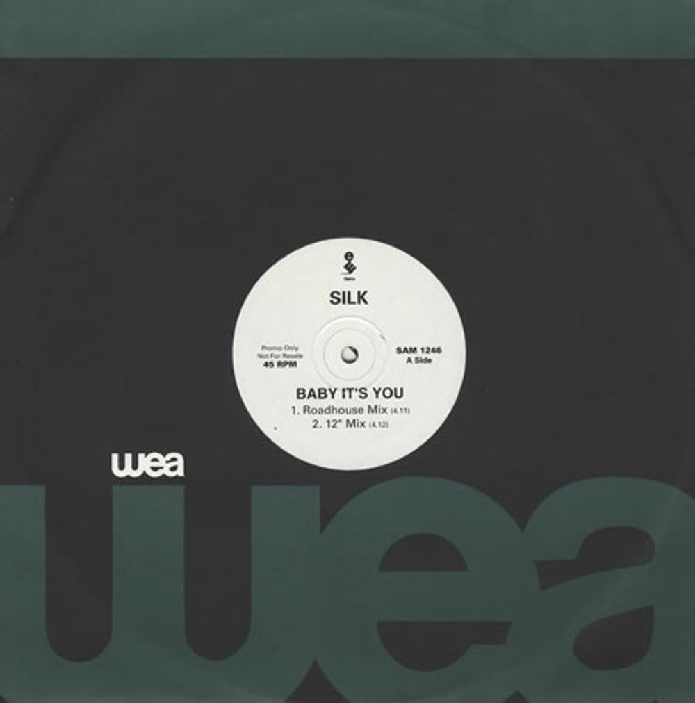 Silk (90s) Baby It's You UK Promo 12" vinyl single (12 inch record / Maxi-single) SAM1246