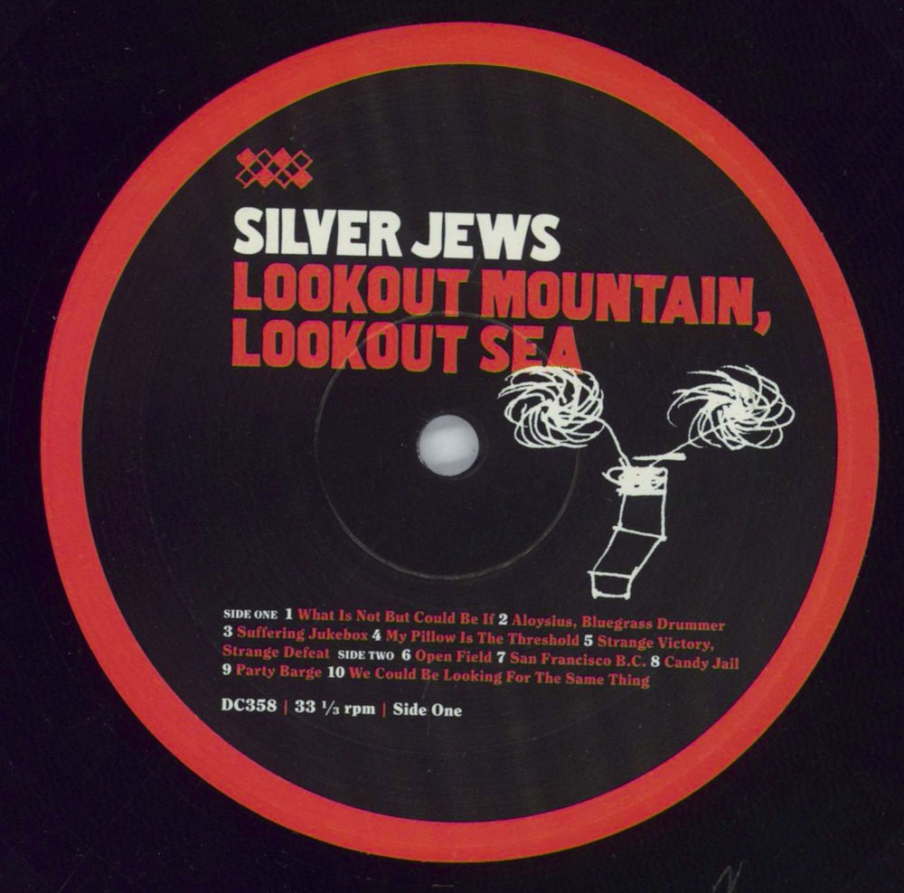 Silver Jews Lookout Mountain, Lookout Sea US vinyl LP album (LP record) V2LLPLO817521