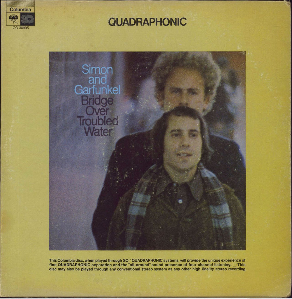 Simon & Garfunkel Bridge Over Troubled Water - Quad US vinyl LP album (LP record) CQ30995