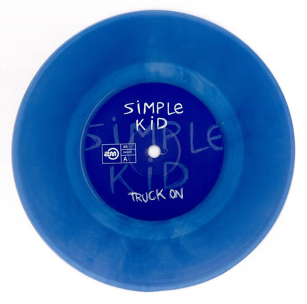 Simple Kid Truck On - Blue Vinyl UK 7" vinyl single (7 inch record / 45) PLK07TR272594