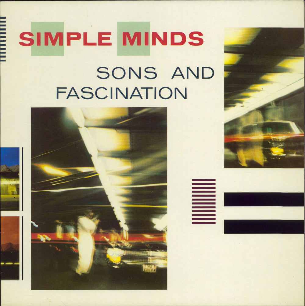 Simple Minds Sons And Fascination UK vinyl LP album (LP record) V2207