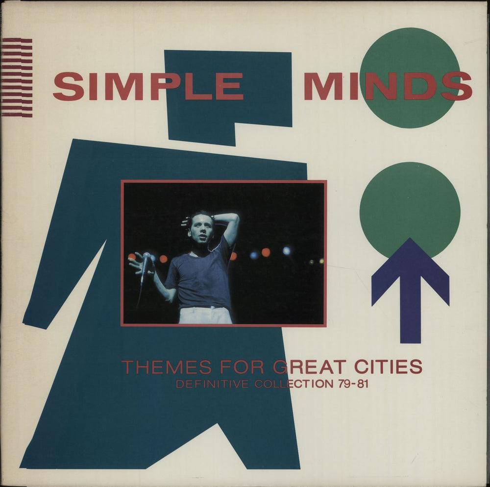 Simple Minds Themes For Great Cities Definitive Collection 79-81 US vinyl LP album (LP record) TEES102
