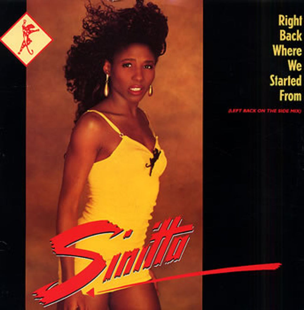 Sinitta Right Back Where We Started UK 12" vinyl single (12 inch record / Maxi-single) 12FAN18