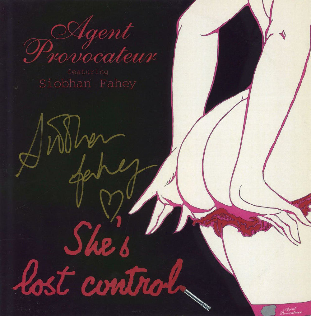 Siobhan Fahey She's Lost Control - Signed UK 12" vinyl single (12 inch record / Maxi-single) SANTW281