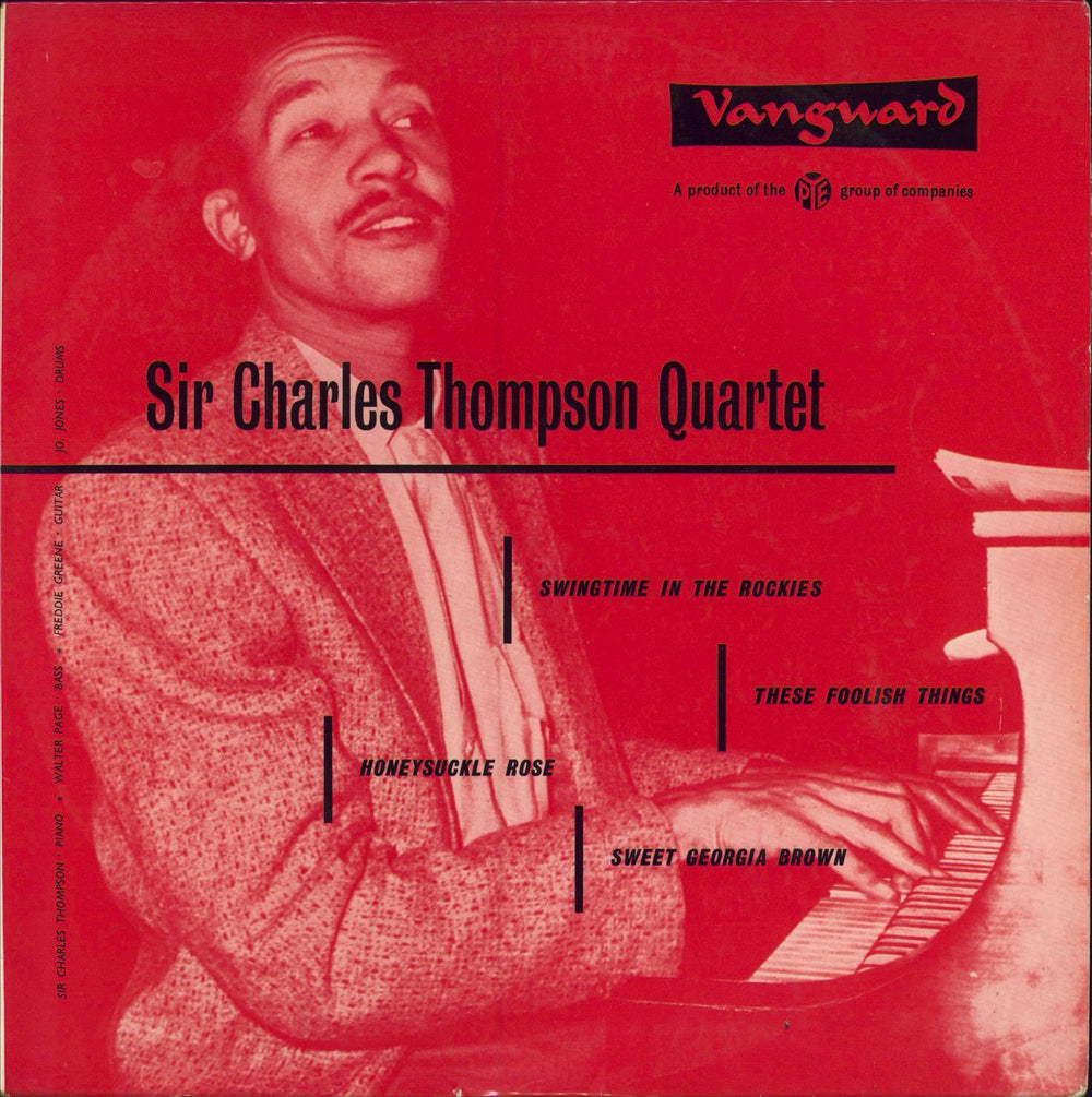 Sir Charles Thompson Sir Charles Thompson Quartet UK 10" vinyl single (10 inch record) PPT12007