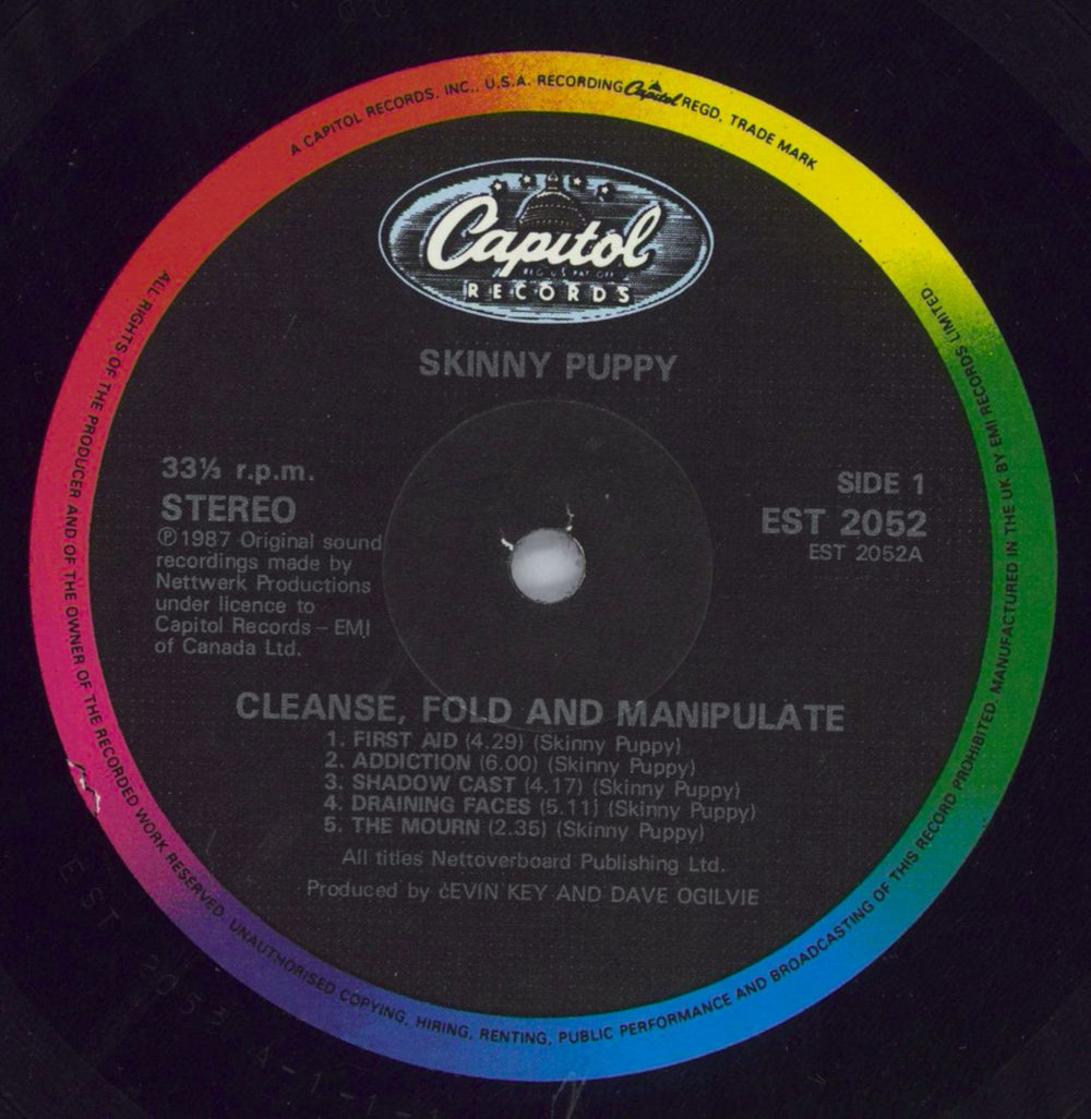 Skinny Puppy Cleanse Fold And Manipulate US vinyl LP album (LP record) SKPLPCL820690