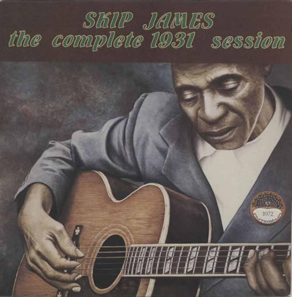 Skip James The Complete 1931 Session US vinyl LP album (LP record) L1072