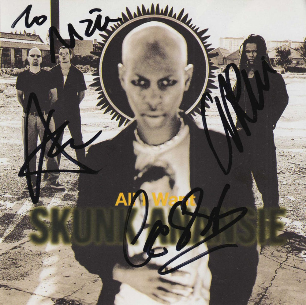 Skunk Anansie All I Want - Autographed UK 2-CD single set (Double CD single) 161TP7CD/L