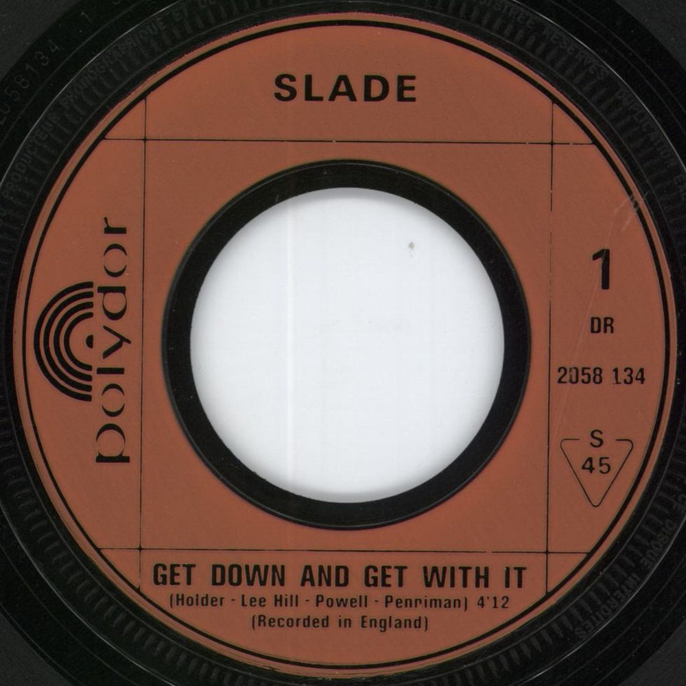 Slade Get Down And Get With It French 7" vinyl single (7 inch record / 45) SDE07GE800809