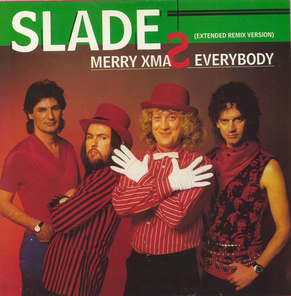 Slade Merry Xmas Everybody UK 12" vinyl single (12 inch record / Maxi-single) POSPX780