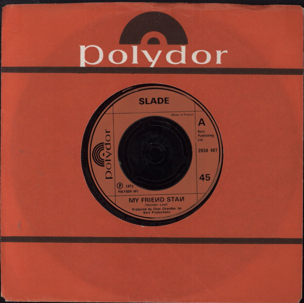 Slade My Friend Stan - Inj 3pr French 7" vinyl single (7 inch record / 45) 2058407