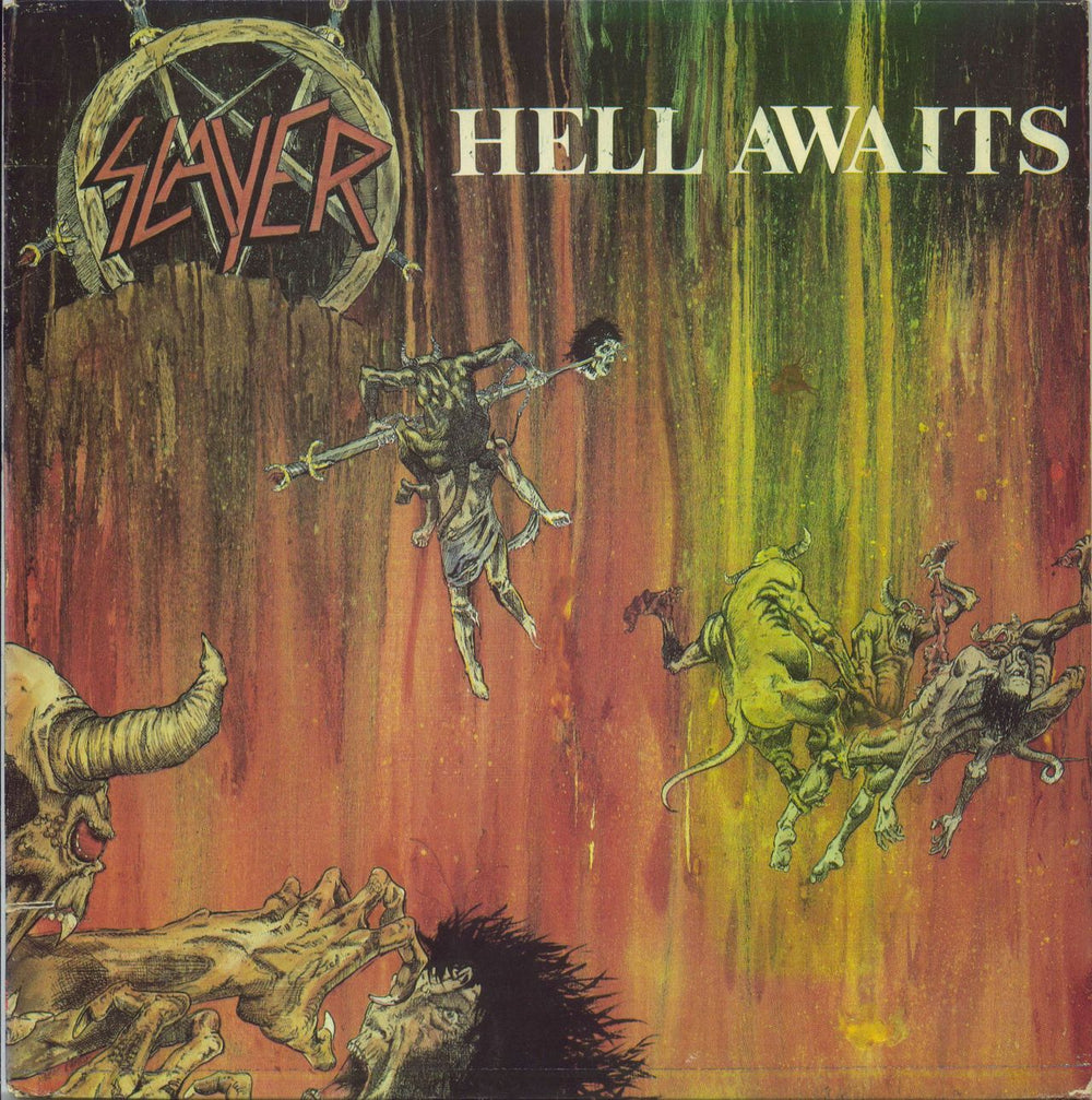 Slayer Hell Awaits - VG US vinyl LP album (LP record) MX8020