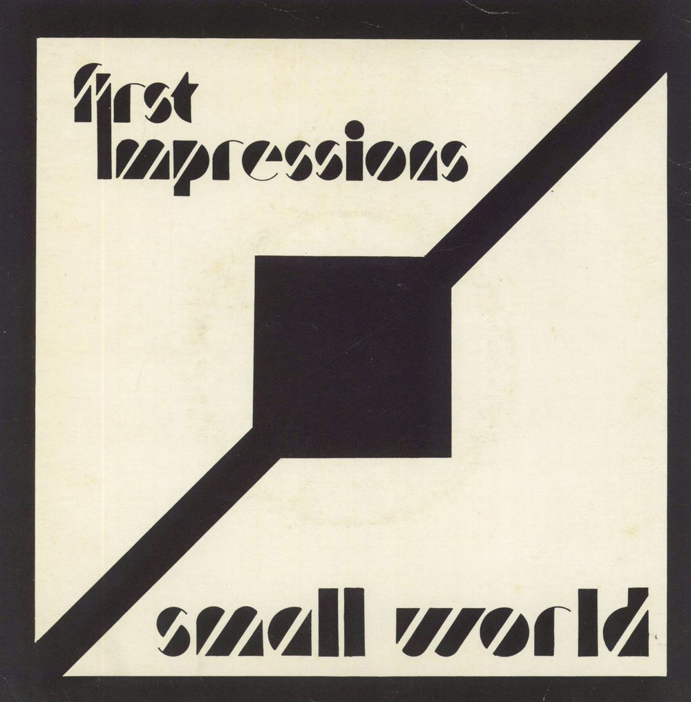 Small World (Mod) First Impressions UK 7" vinyl single (7 inch record / 45) VC001