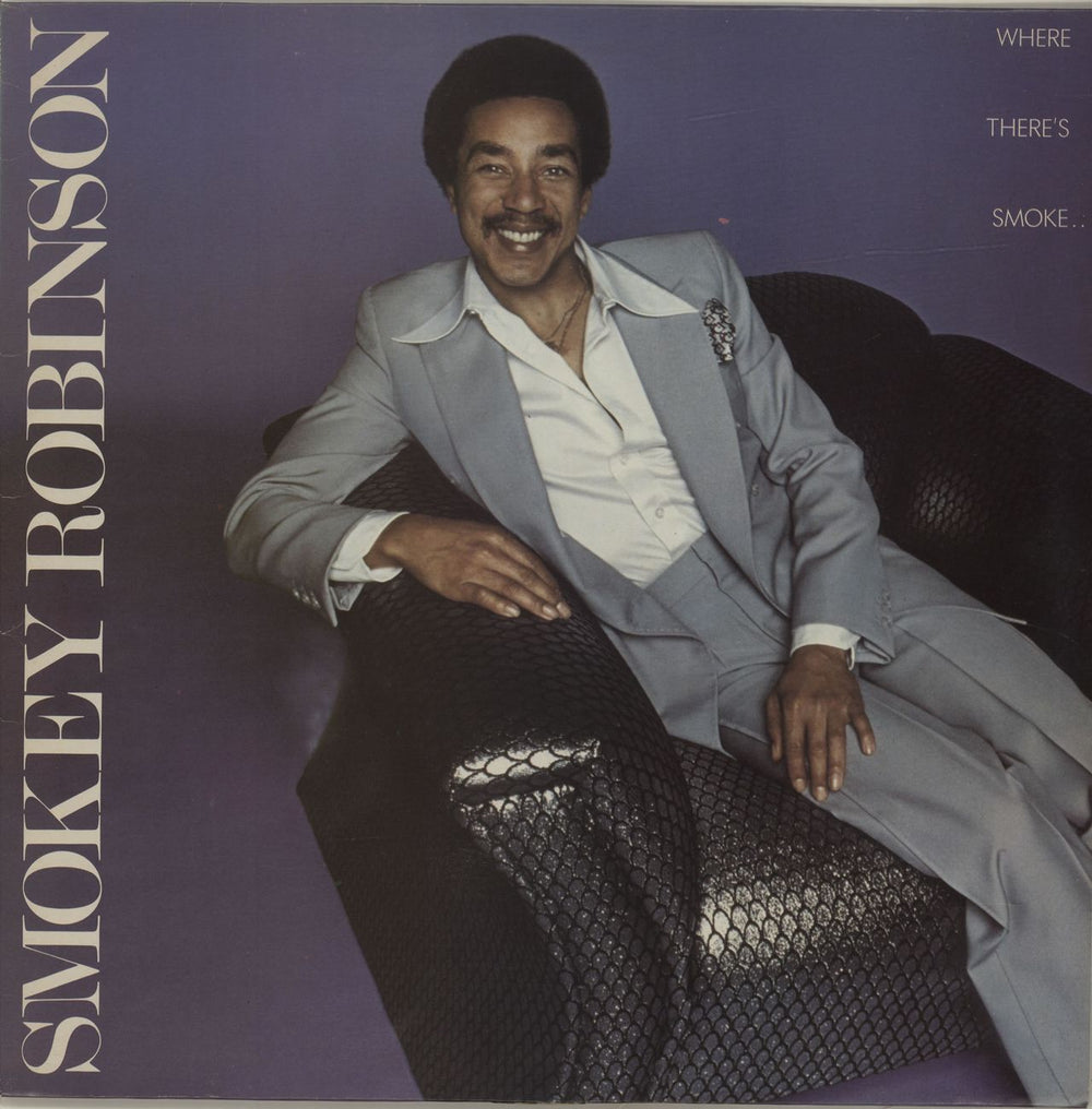 Smokey Robinson Where There's Smoke... UK vinyl LP album (LP record) STML12115