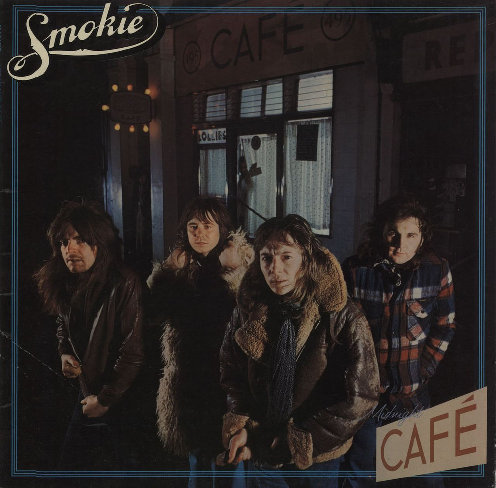 Smokie Midnight Café + Lyric inner UK vinyl LP album (LP record) SRAK520