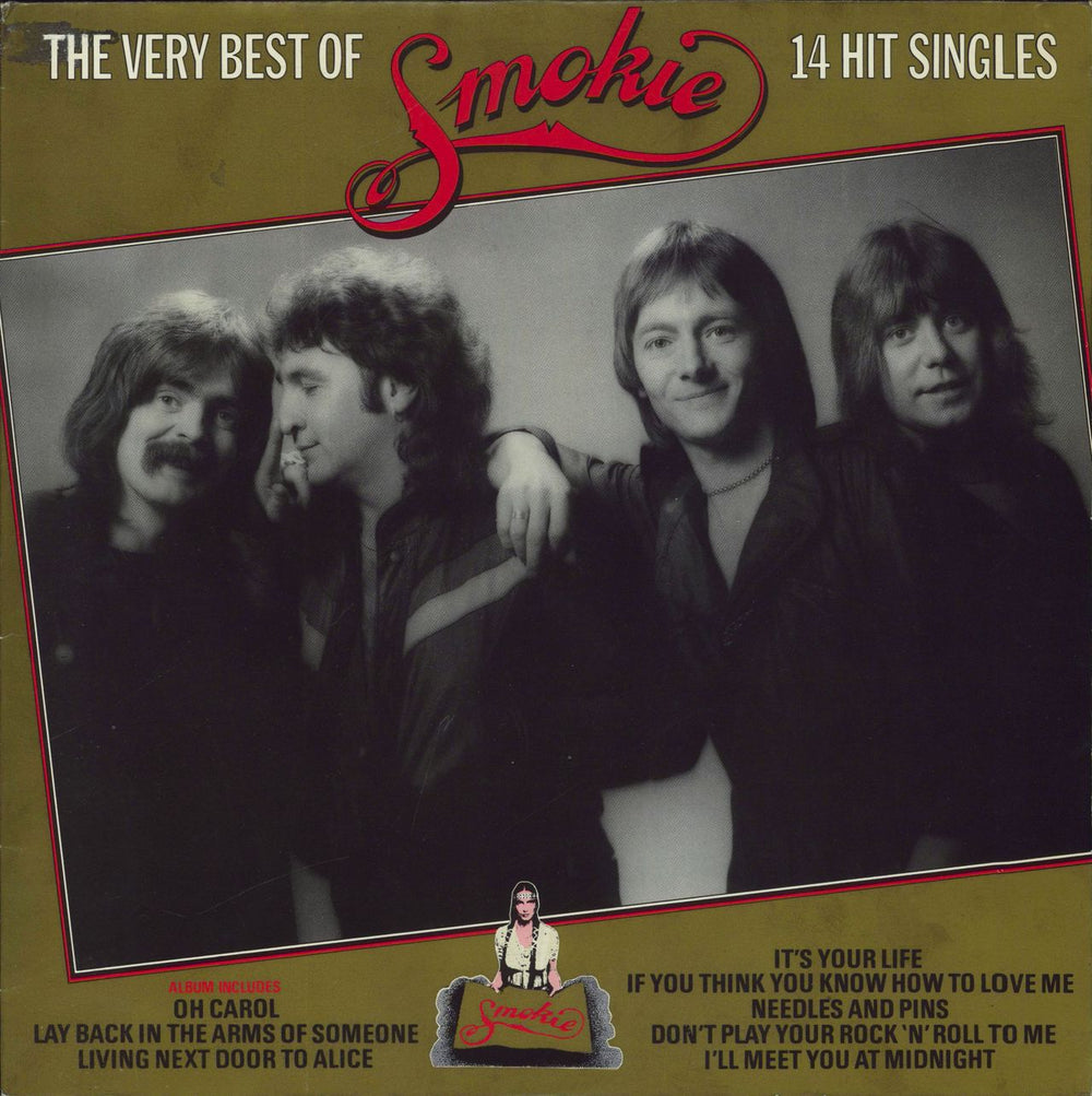 Smokie The Very Best Of Smokie UK vinyl LP album (LP record) SRAK540