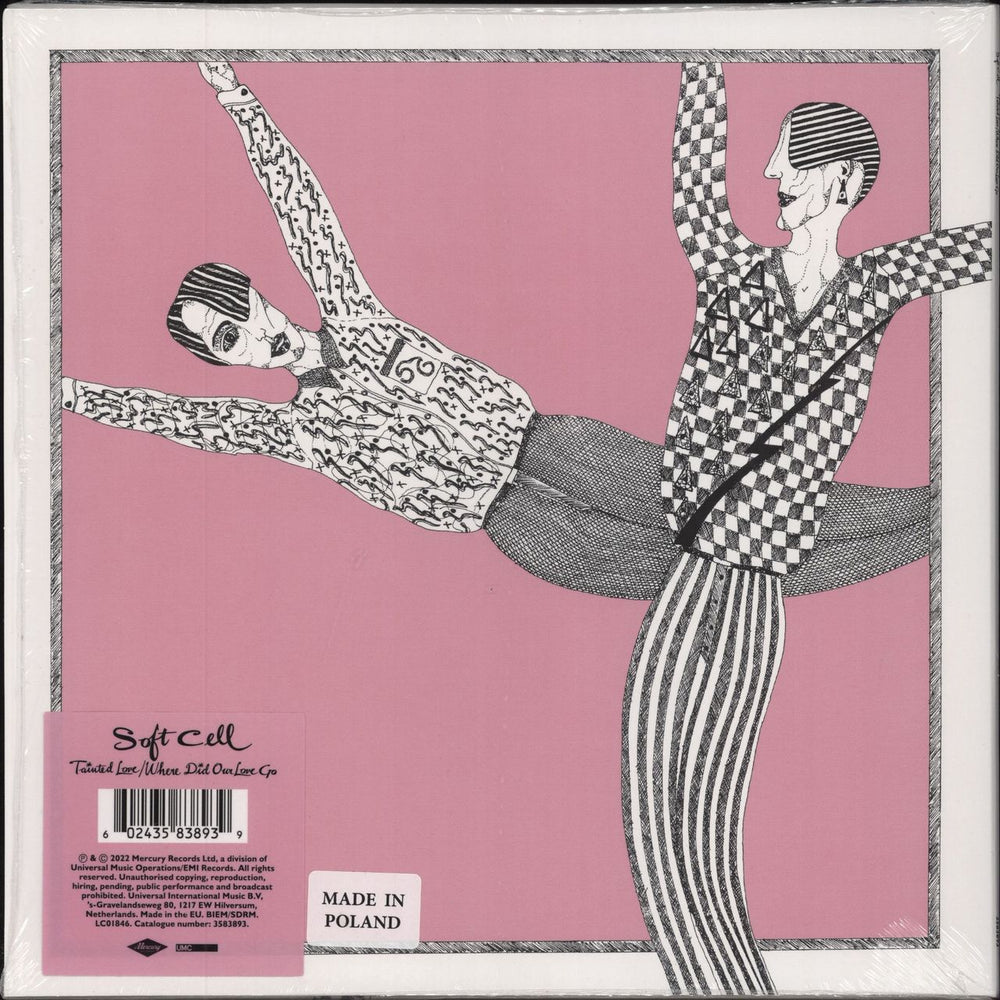 Soft Cell Tainted Love 40 - Pink Vinyl + Shrink UK 10" vinyl single (10 inch record) 602435838939