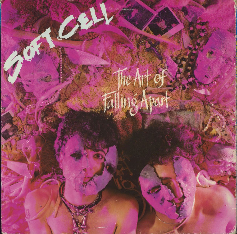 Soft Cell The Art Of Falling Apart + 12" UK vinyl LP album (LP record) BIZL3/APART12