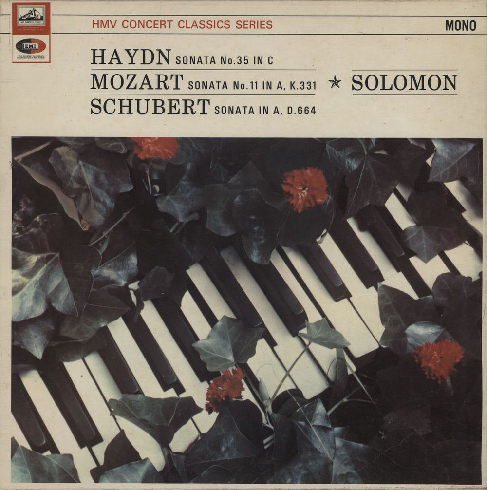 Solomon Haydn: Sonata No. 35 in C / Mozart: Sonata No. 11 in A, K.331 / Schubert: Sonata in A, D.664 UK vinyl LP album (LP record) XLP30053