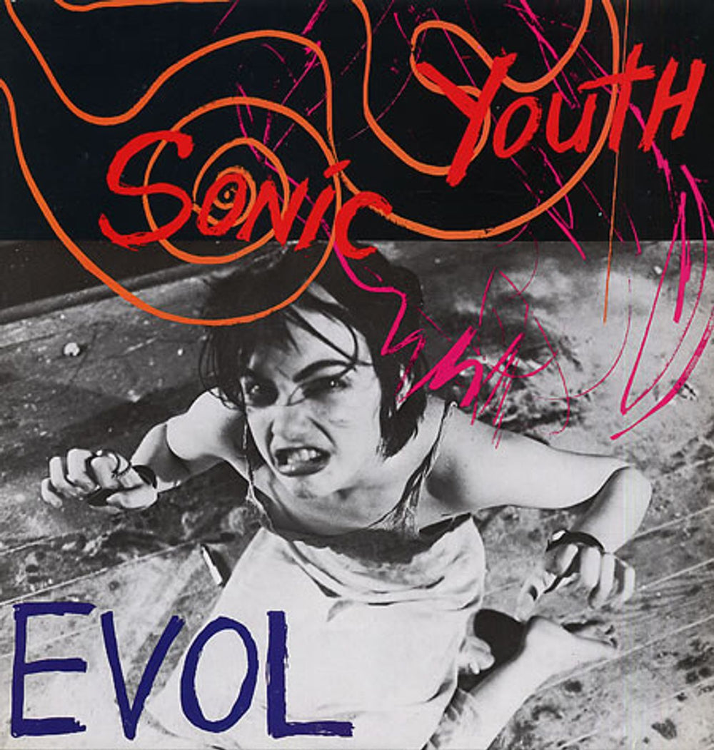 Sonic Youth Evol UK vinyl LP album (LP record) BFFP4