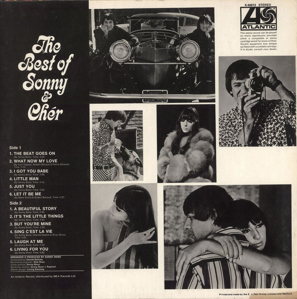 Sonny & Cher The Best Of Sonny & Cher - 2nd UK vinyl LP album (LP record)