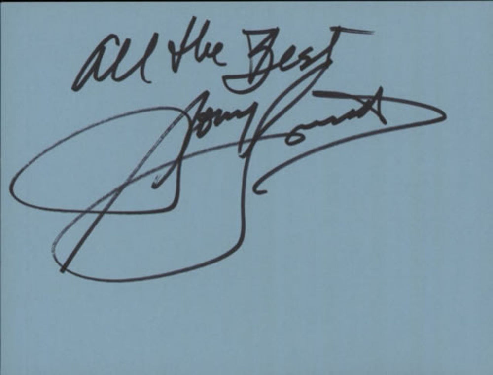 Sonny Landreth Page From An Autograph Book UK memorabilia AUTOGRAPH